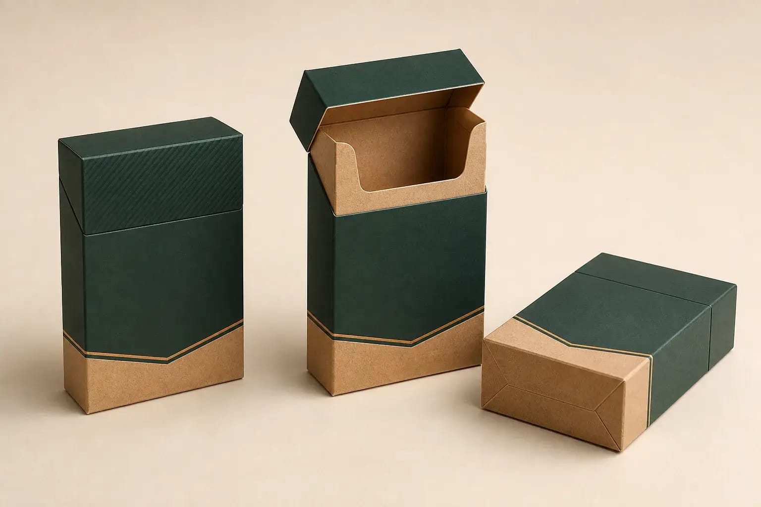 Custom cigarette boxes packaging — product photography