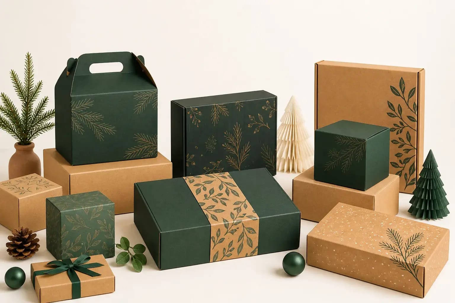 Custom seasonal boxes packaging — product photography