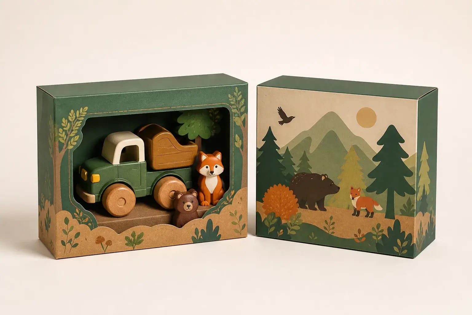 Custom toy boxes packaging — product photography