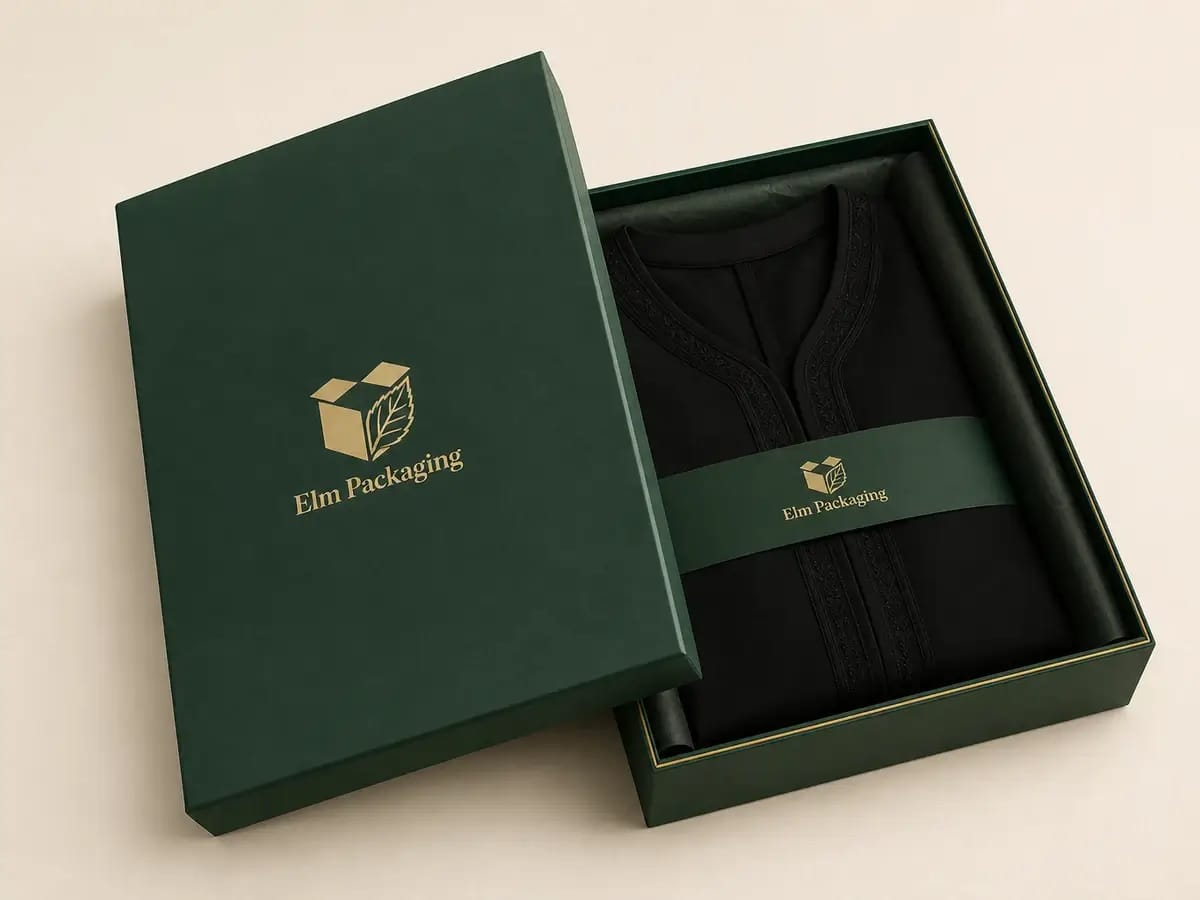 Custom custom abaya boxes packaging