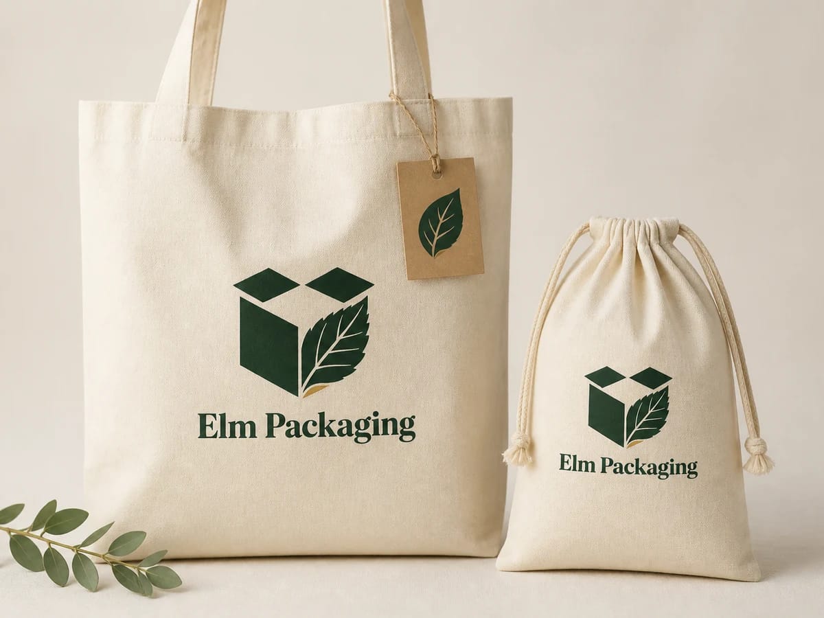Custom custom cotton bags packaging