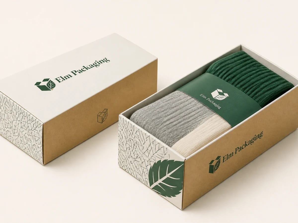 Custom custom socks boxes packaging
