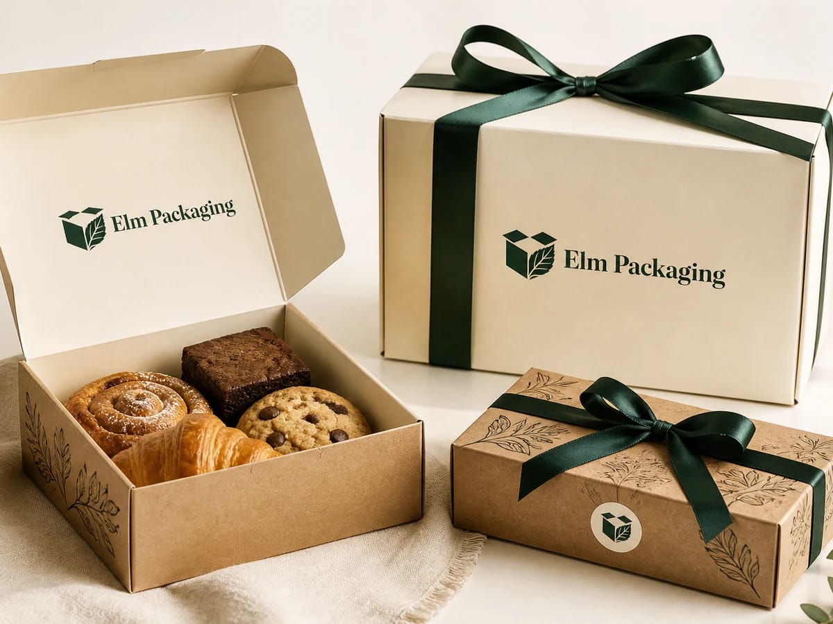 Custom custom bakery gift boxes packaging