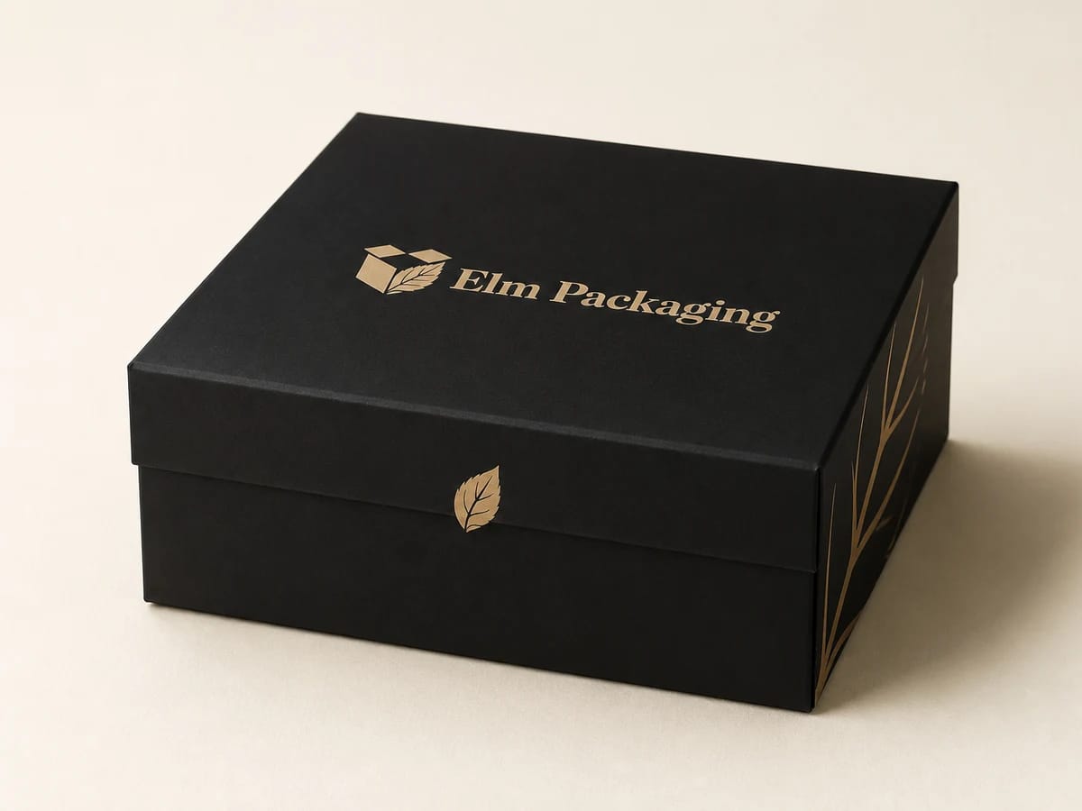 Custom custom black cake boxes packaging