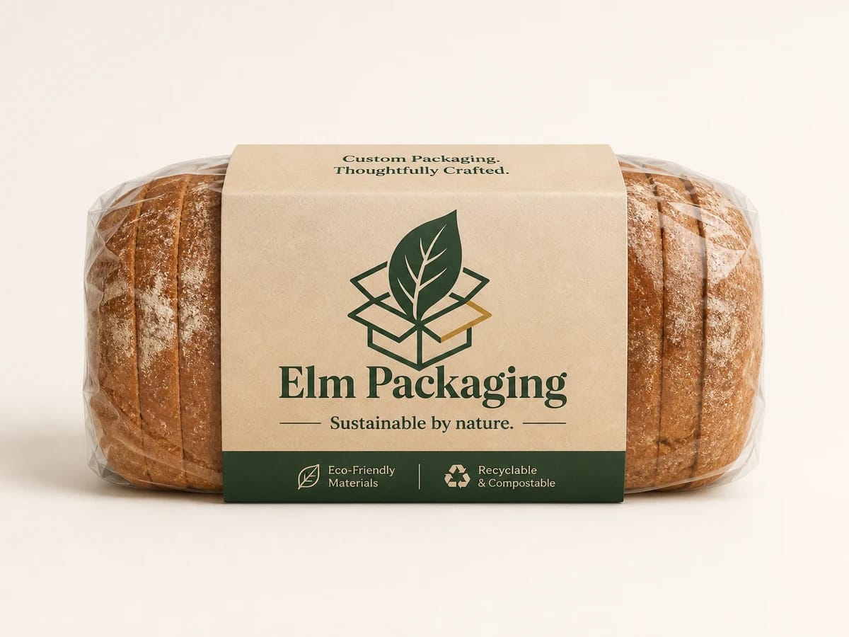Custom custom bread packaging packaging