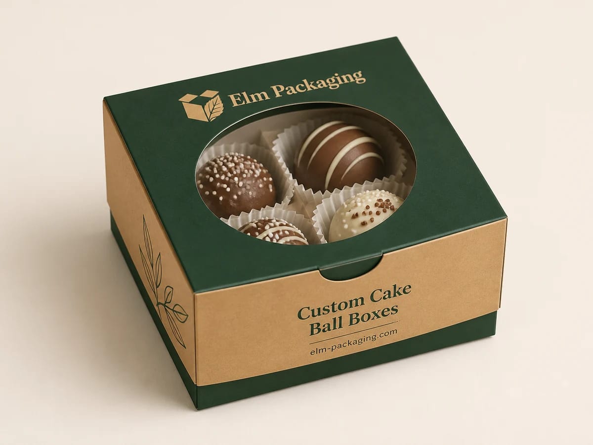 Custom custom cake ball boxes packaging