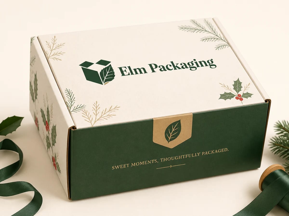 Custom custom christmas bakery boxes packaging