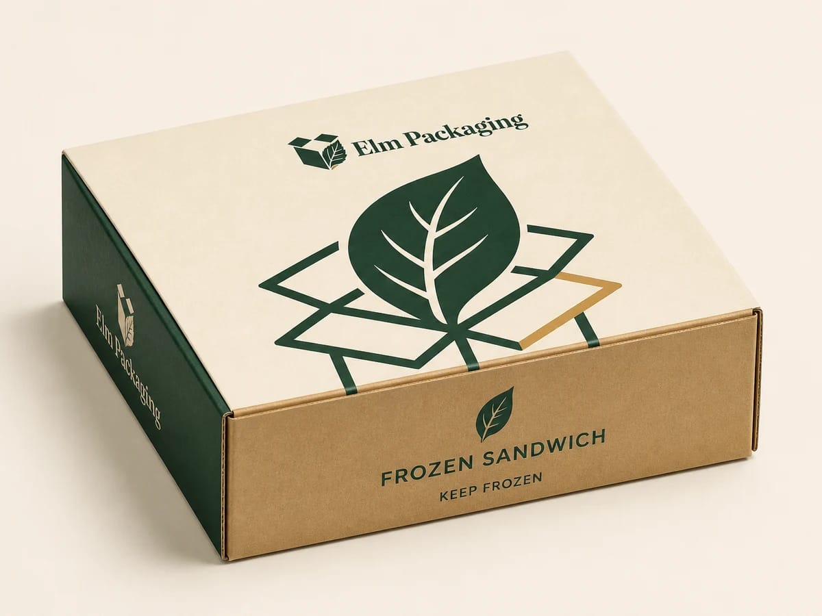 Custom custom frozen sandwich boxes packaging