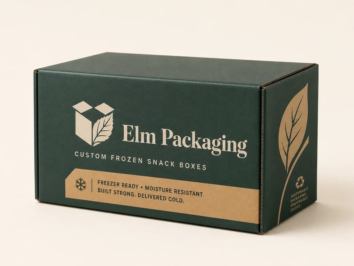 Custom custom frozen snack boxes packaging