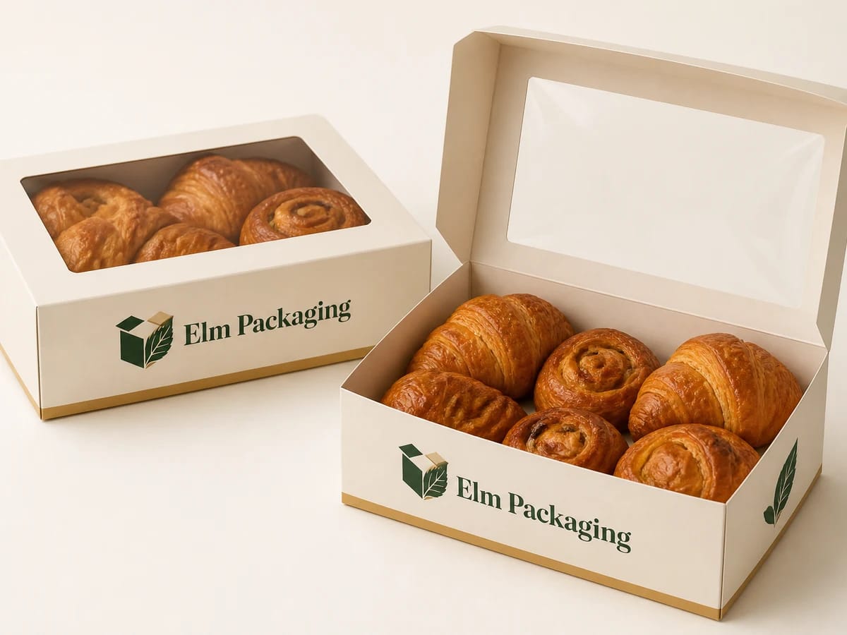 Custom custom window bakery boxes packaging