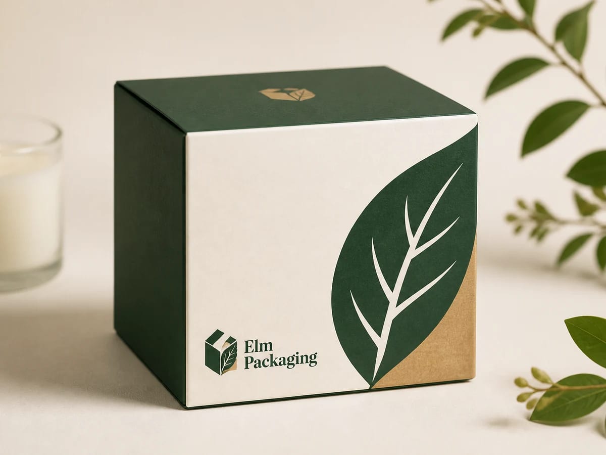 Custom custom 8oz candle boxes packaging