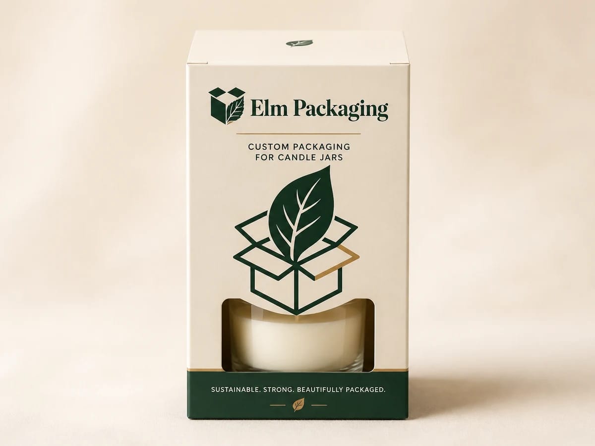 Custom custom candle jar boxes packaging