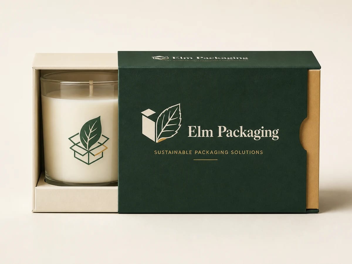 Custom custom candle tray and sleeve boxes packaging