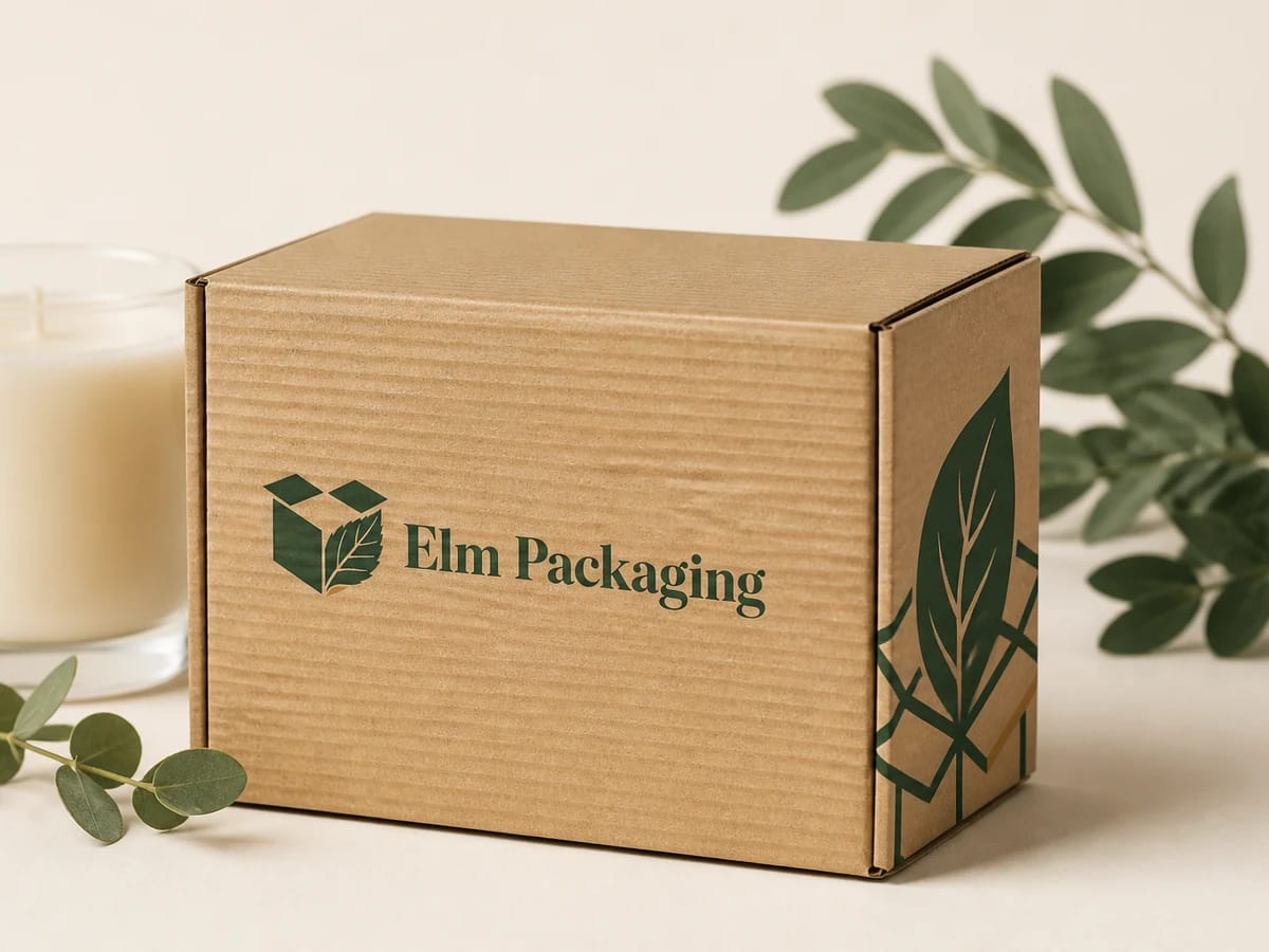Custom custom corrugated candle boxes packaging