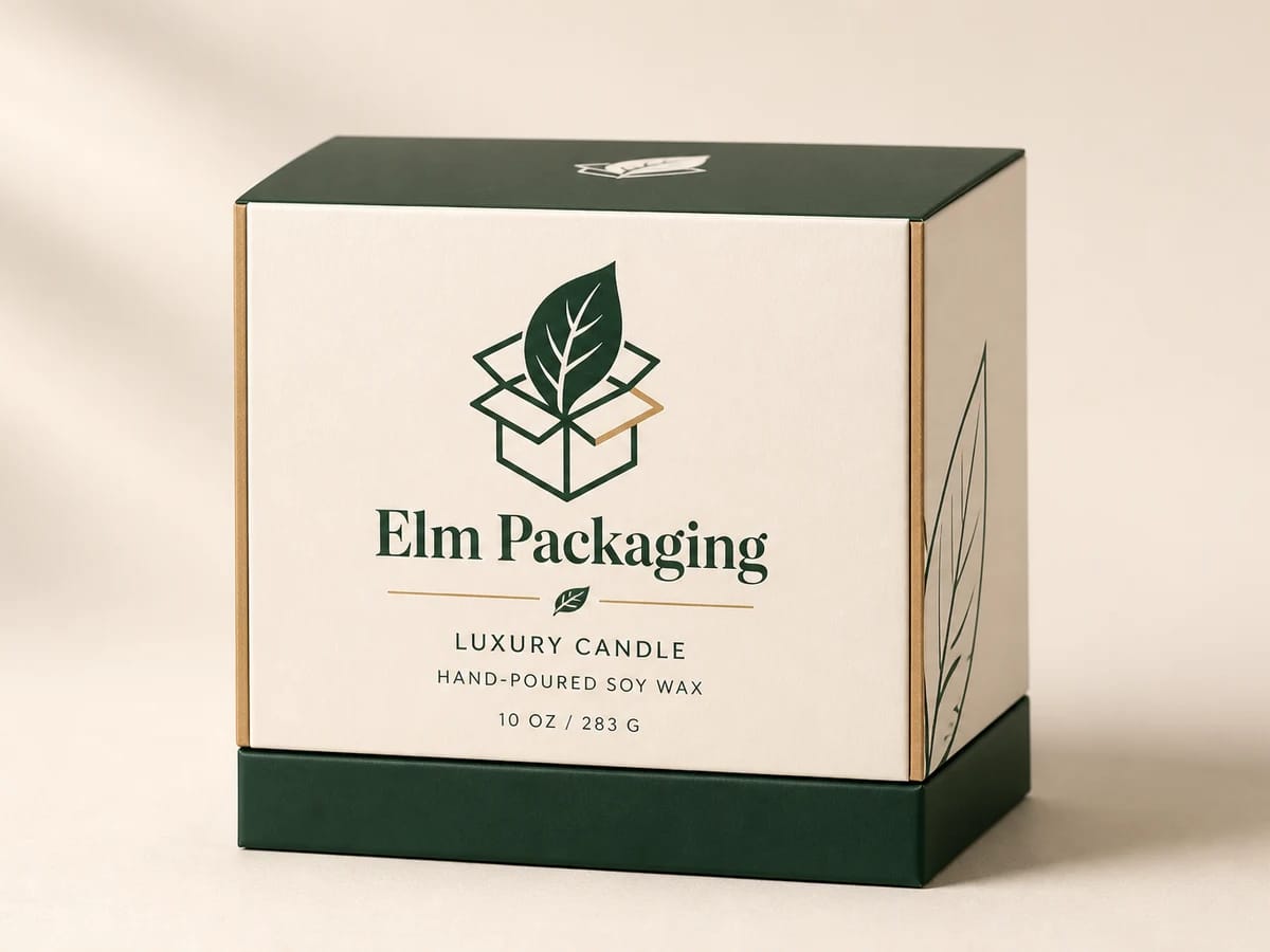 Custom custom luxury candle packaging boxes packaging
