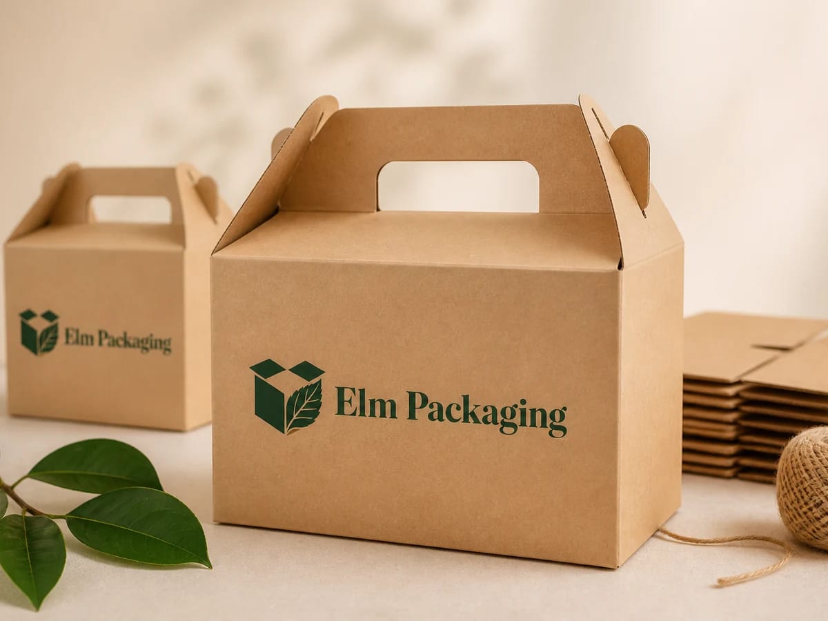 Custom custom cardboard gable boxes packaging