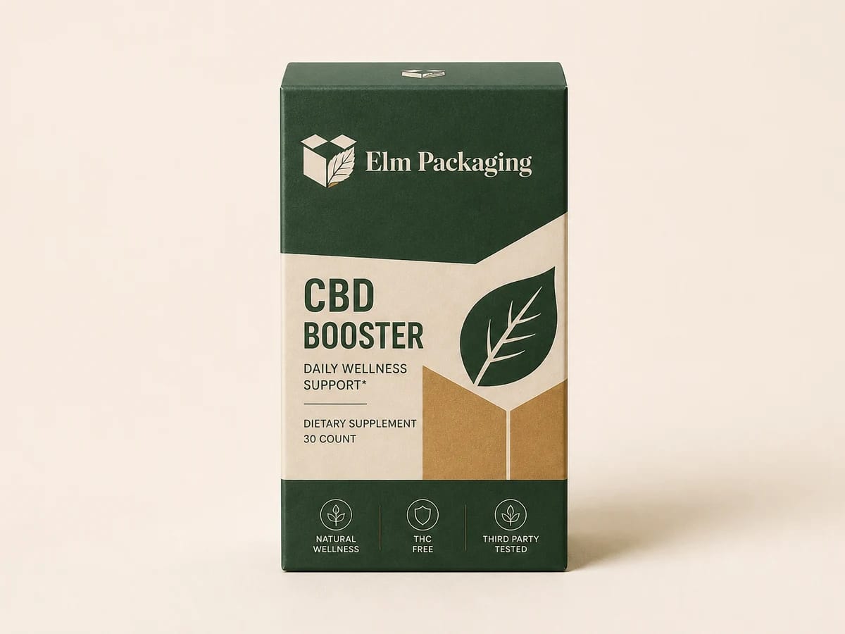 Custom custom cbd booster boxes packaging
