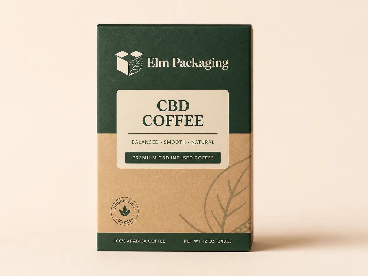 Custom custom cbd coffee boxes packaging