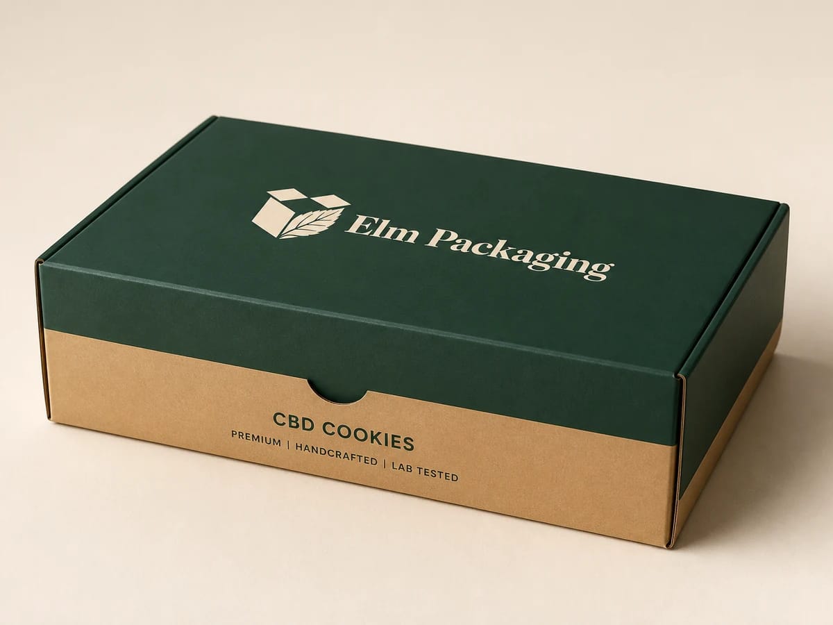 Custom custom cbd cookie boxes packaging