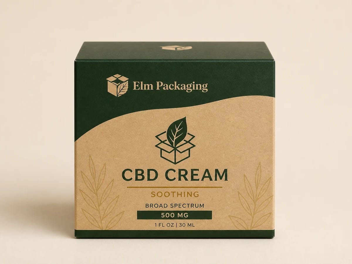 Custom custom cbd cream boxes packaging
