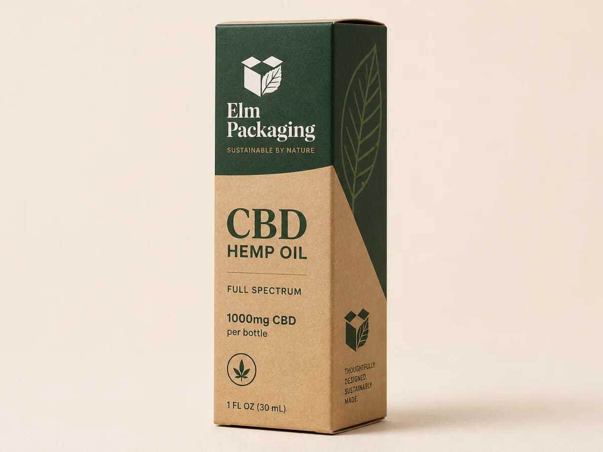 Custom custom cbd hemp oil boxes packaging