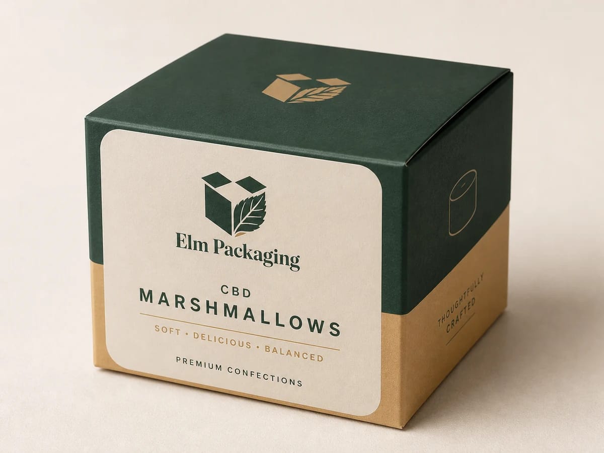 Custom custom cbd marshmallow boxes packaging
