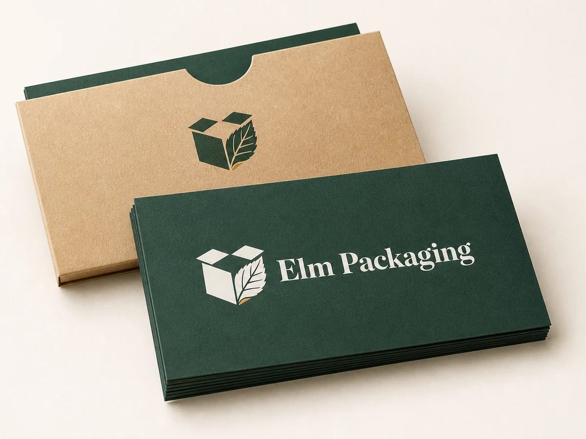 Custom custom cbd postcards mailers packaging