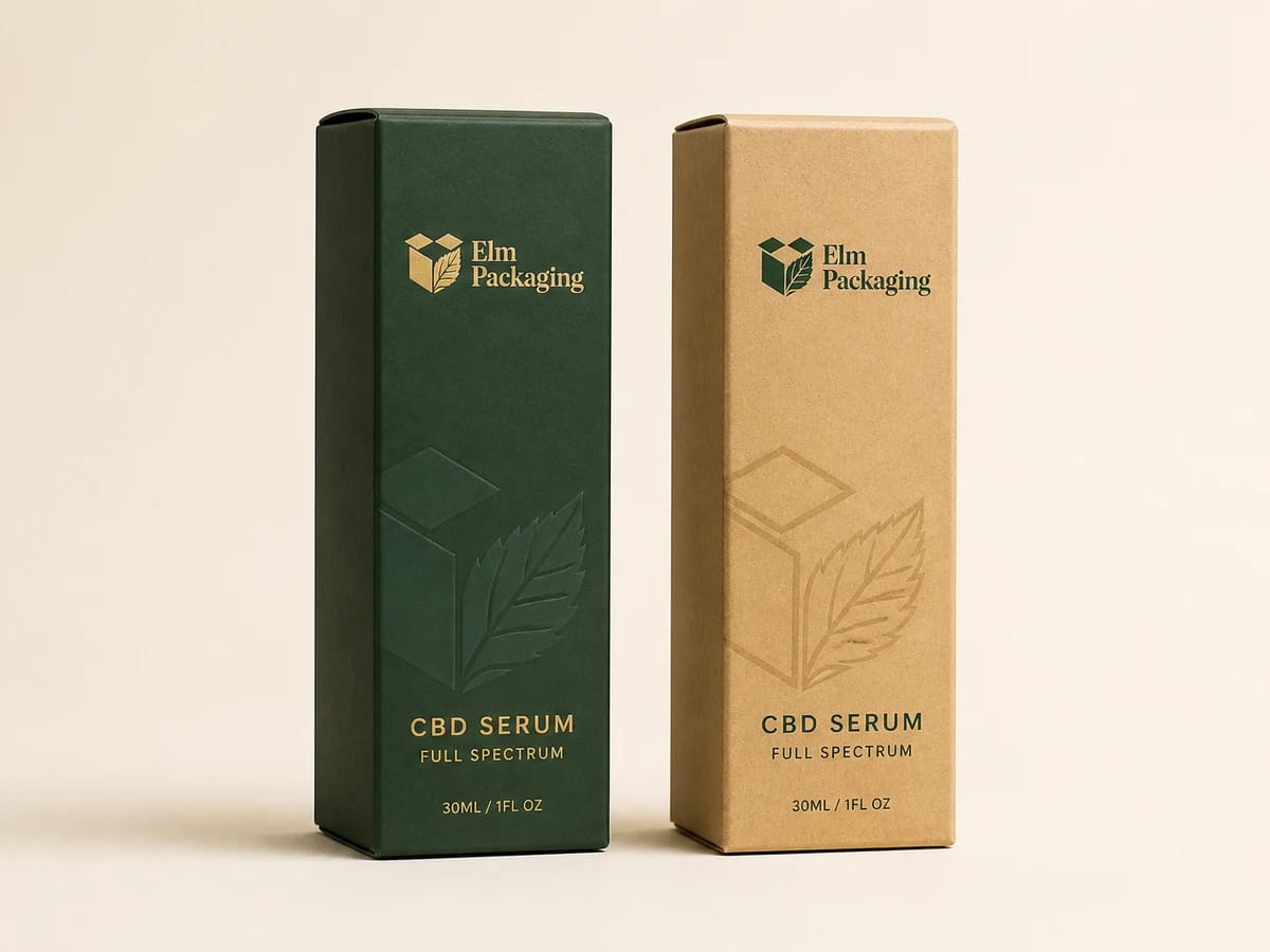Custom custom cbd serum boxes packaging