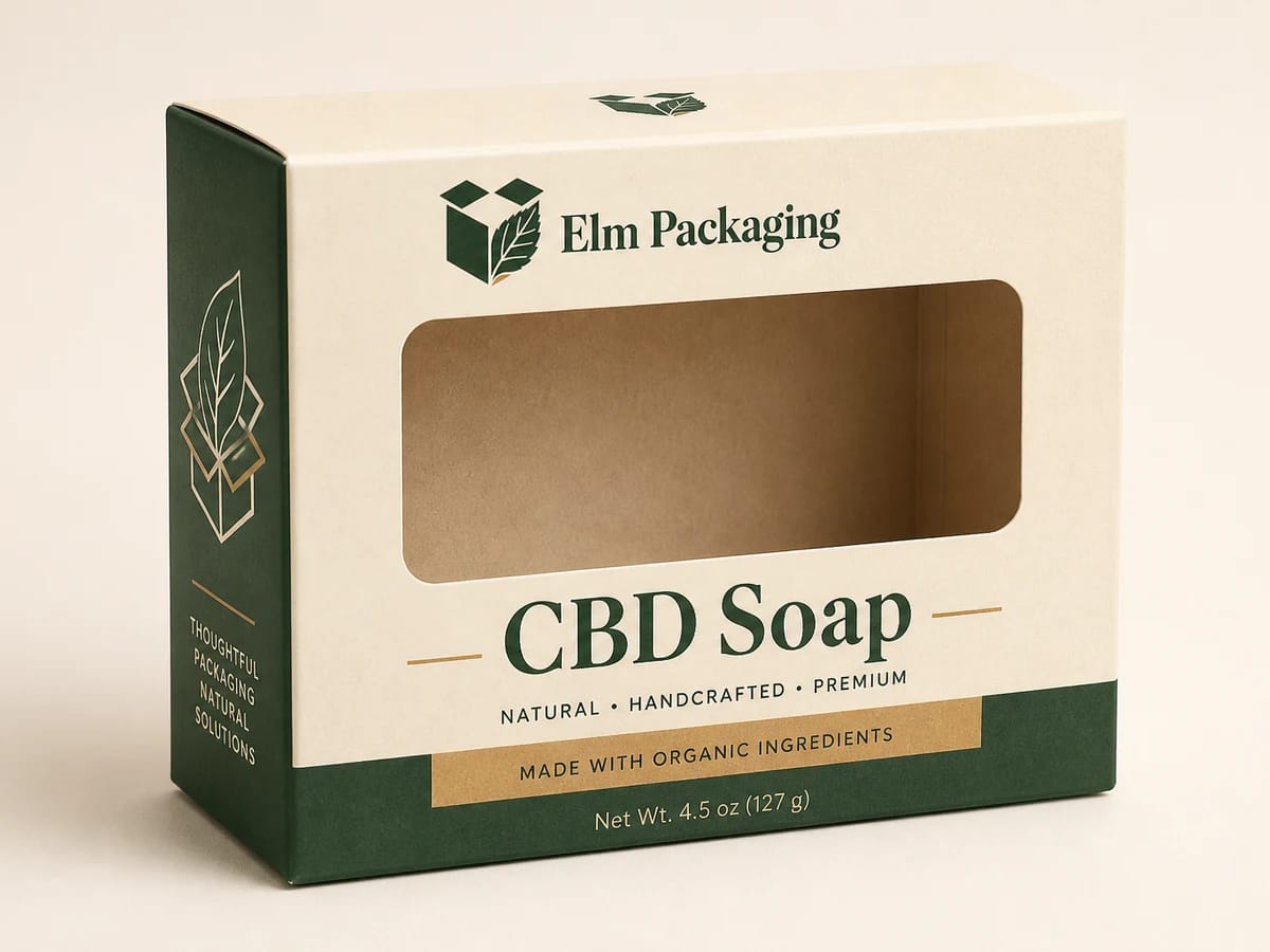 Custom custom cbd soap boxes packaging