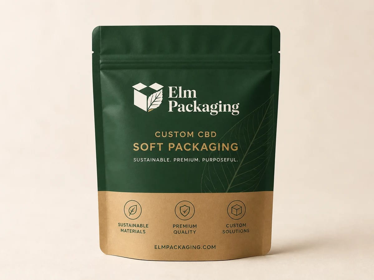 Custom custom cbd soft packaging packaging