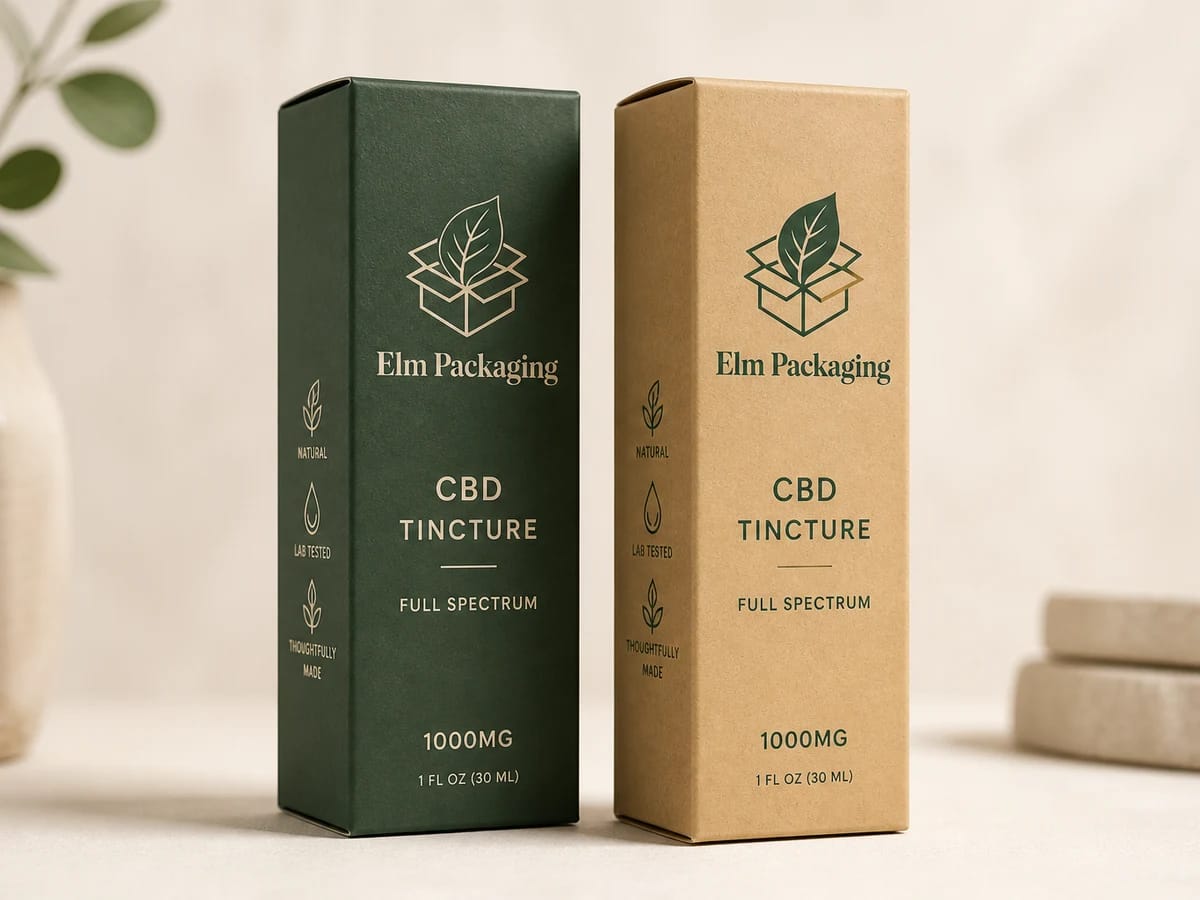 Custom custom cbd tincture boxes packaging