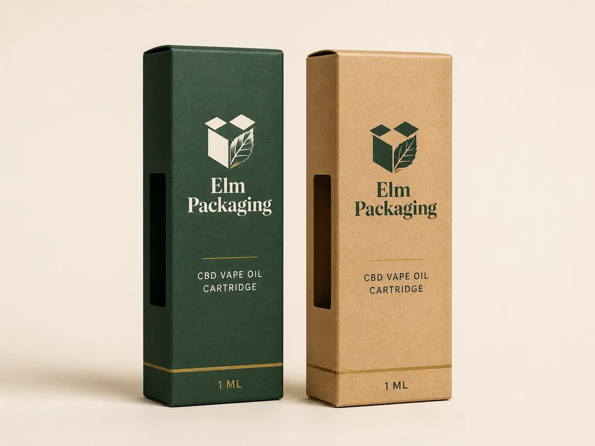 Custom custom cbd vape oil cartridge boxes packaging