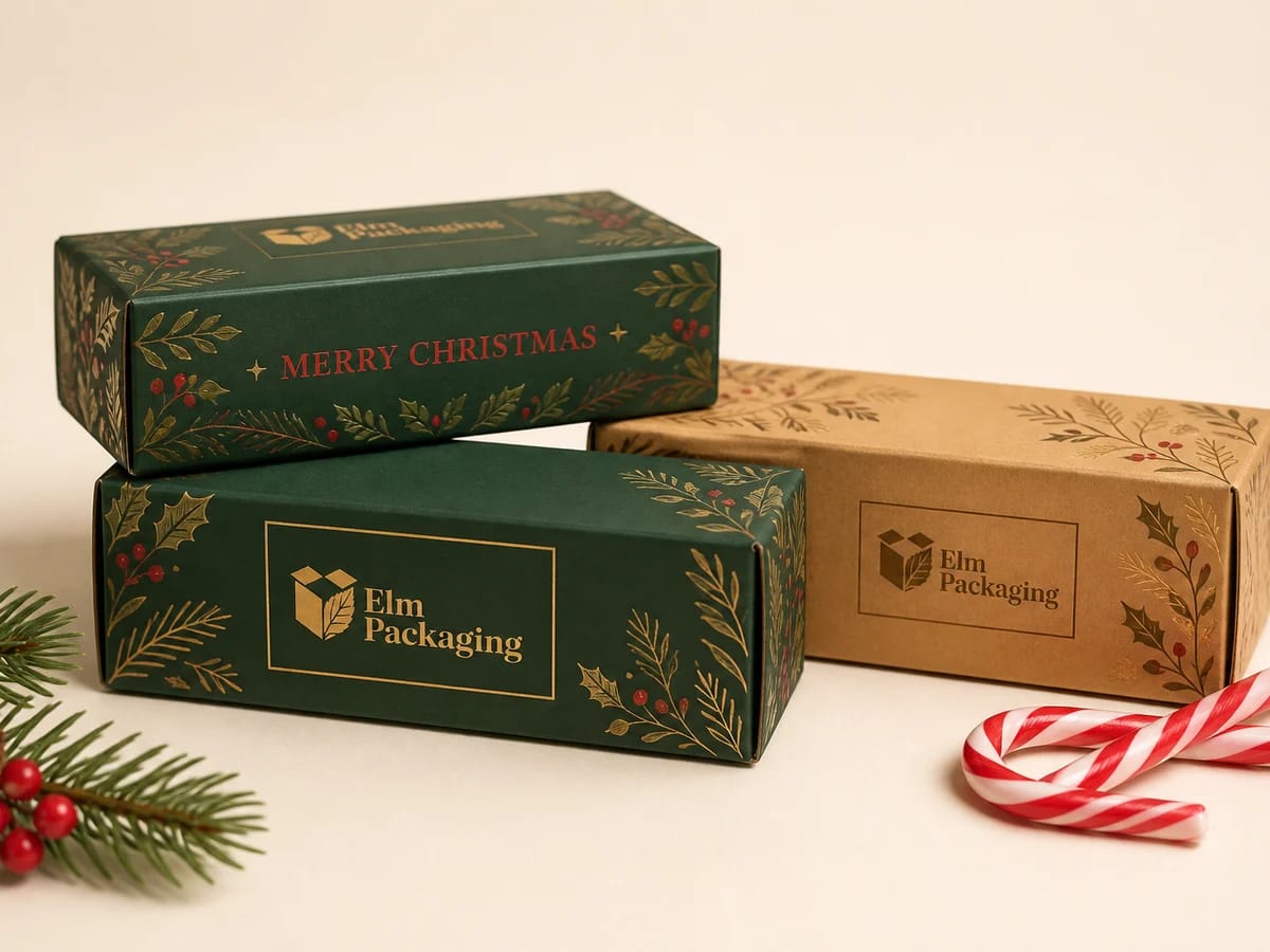 Custom custom christmas candy boxes packaging