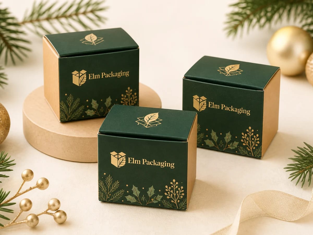 Custom custom christmas favor boxes packaging