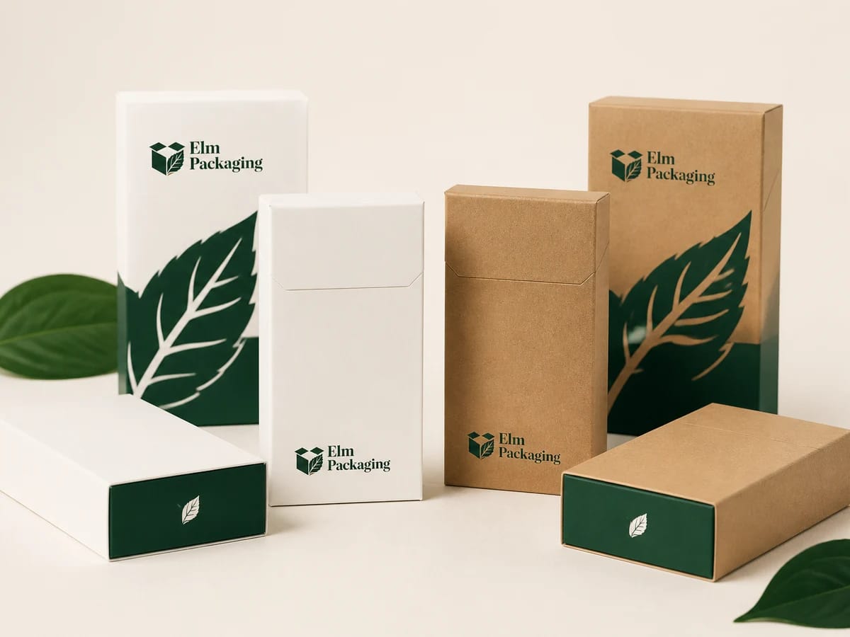 Custom custom blank cigarette boxes packaging