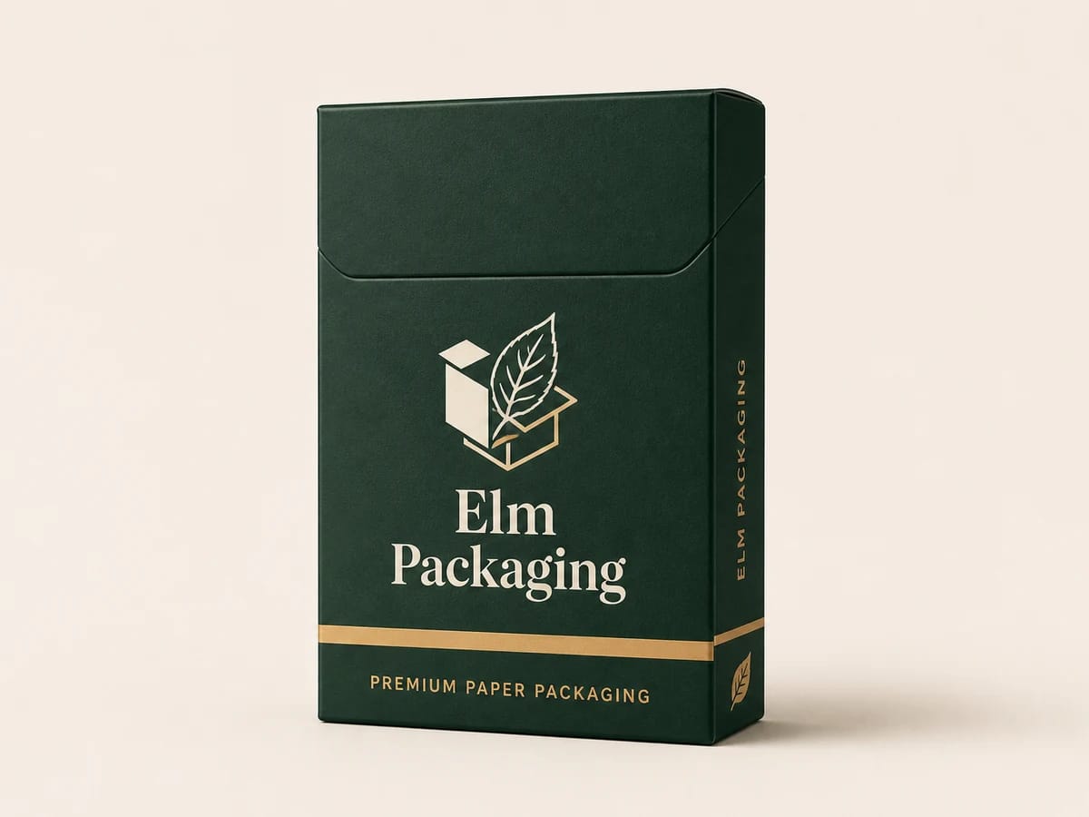 Custom custom empty paper flip top cigarette boxes packaging