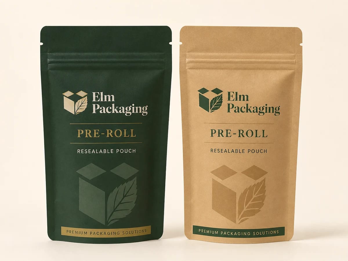 Custom custom pre-roll mylar bags packaging