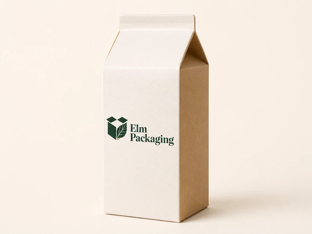 Custom custom milk cartons packaging
