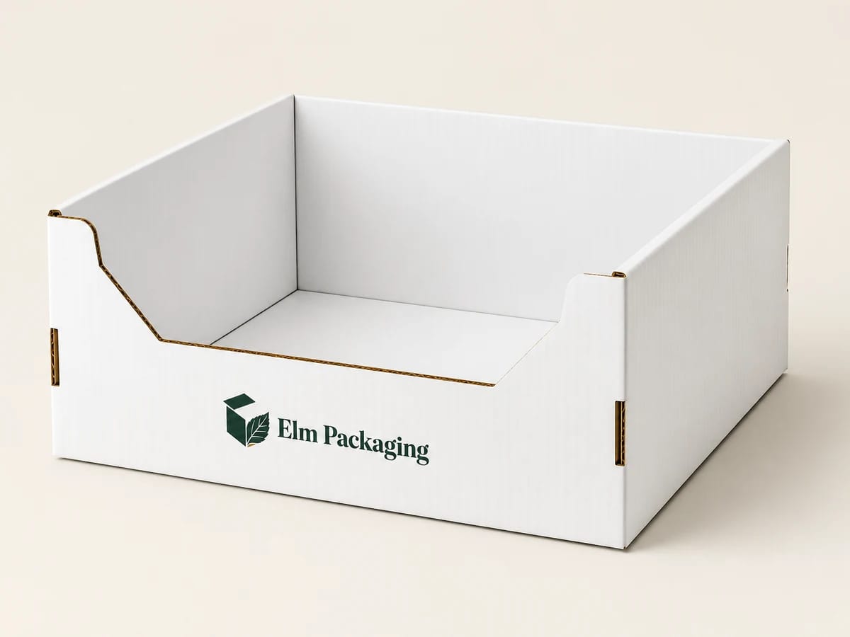 Custom custom white bin boxes packaging