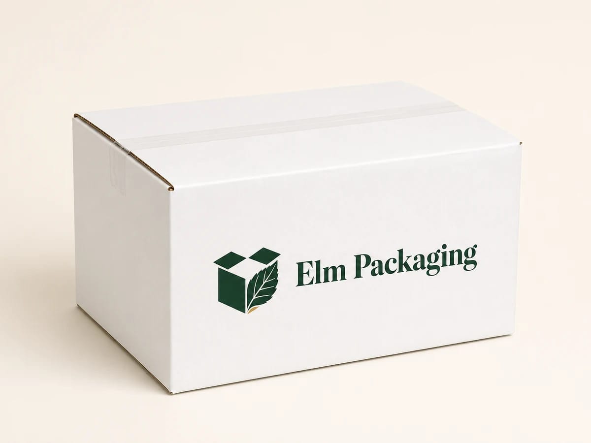 Custom custom white corrugated boxes packaging