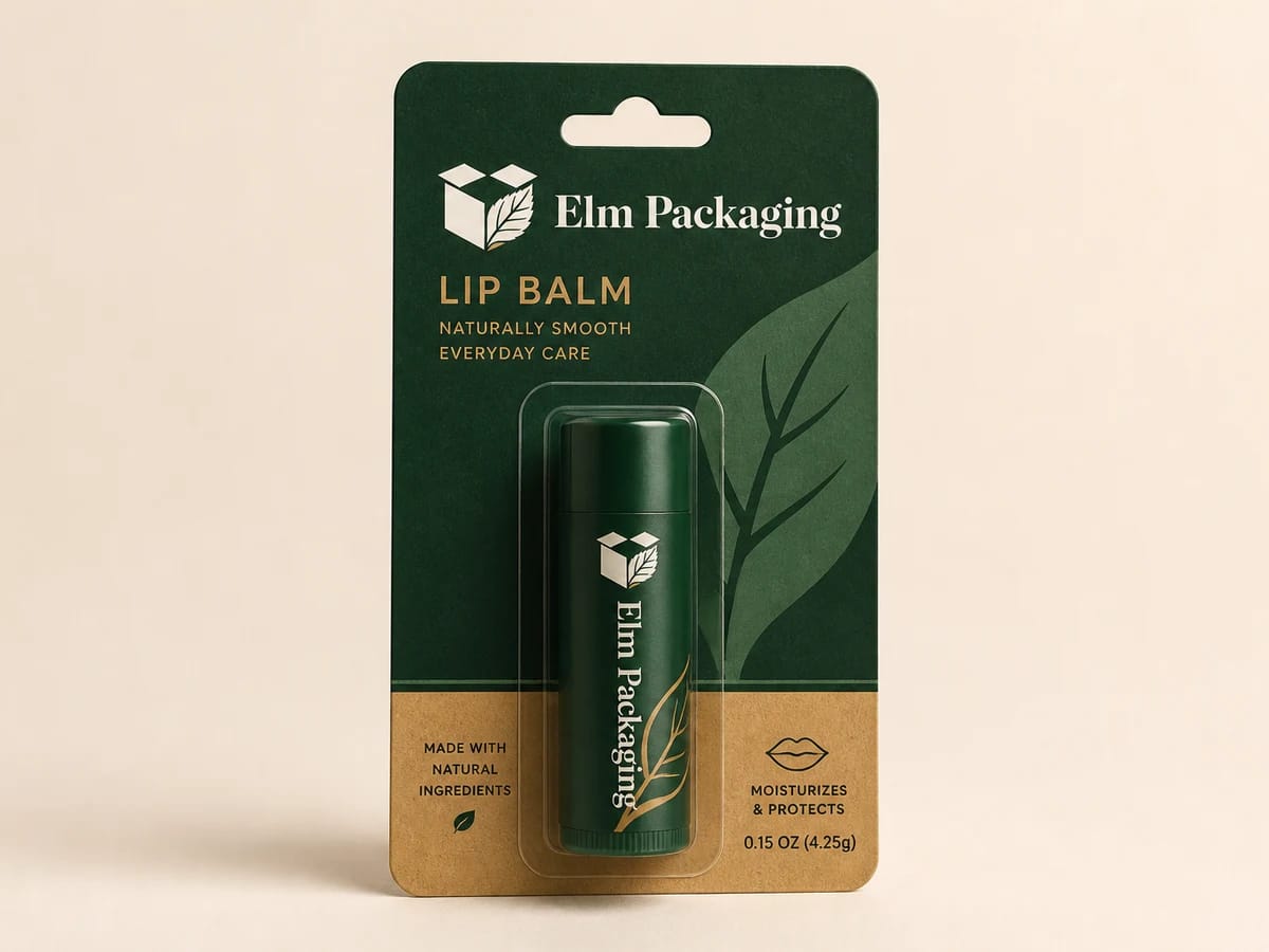 Custom custom lip balm containers packaging