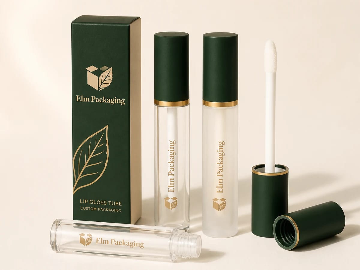 Custom custom lip gloss tubes packaging