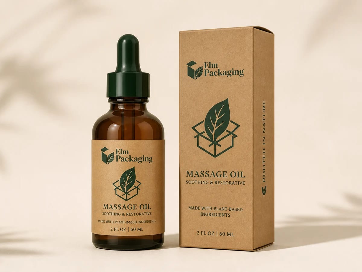Custom custom massage oil packaging packaging