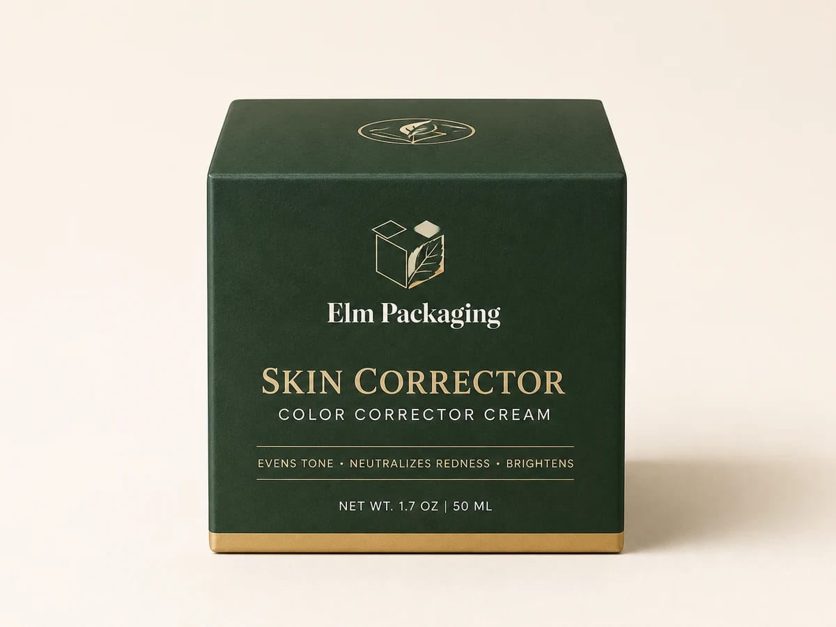 Custom custom skin corrector cream packaging packaging