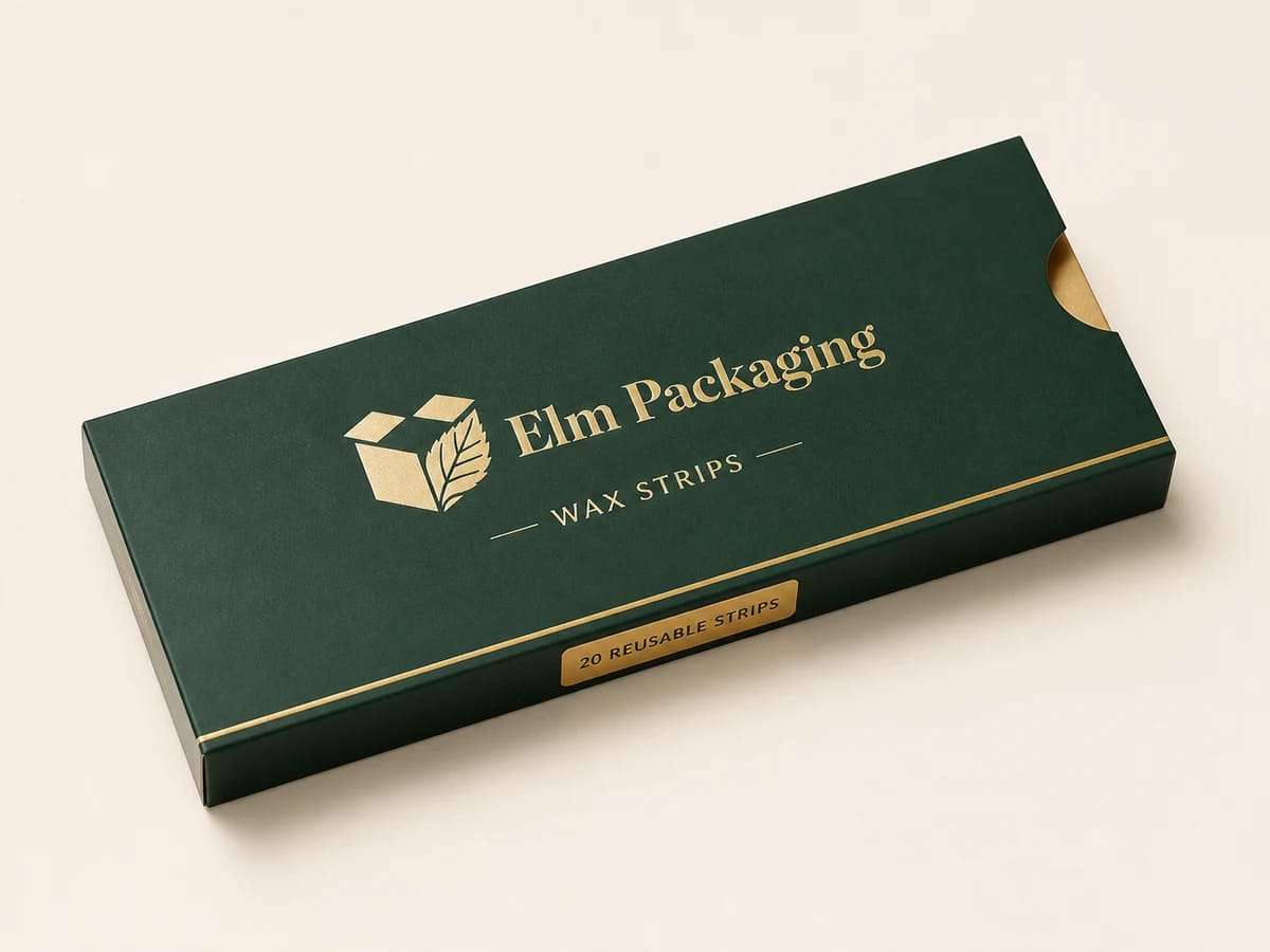 Custom custom wax strip boxes packaging