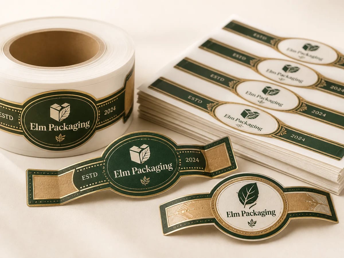 Custom custom cigar labels packaging