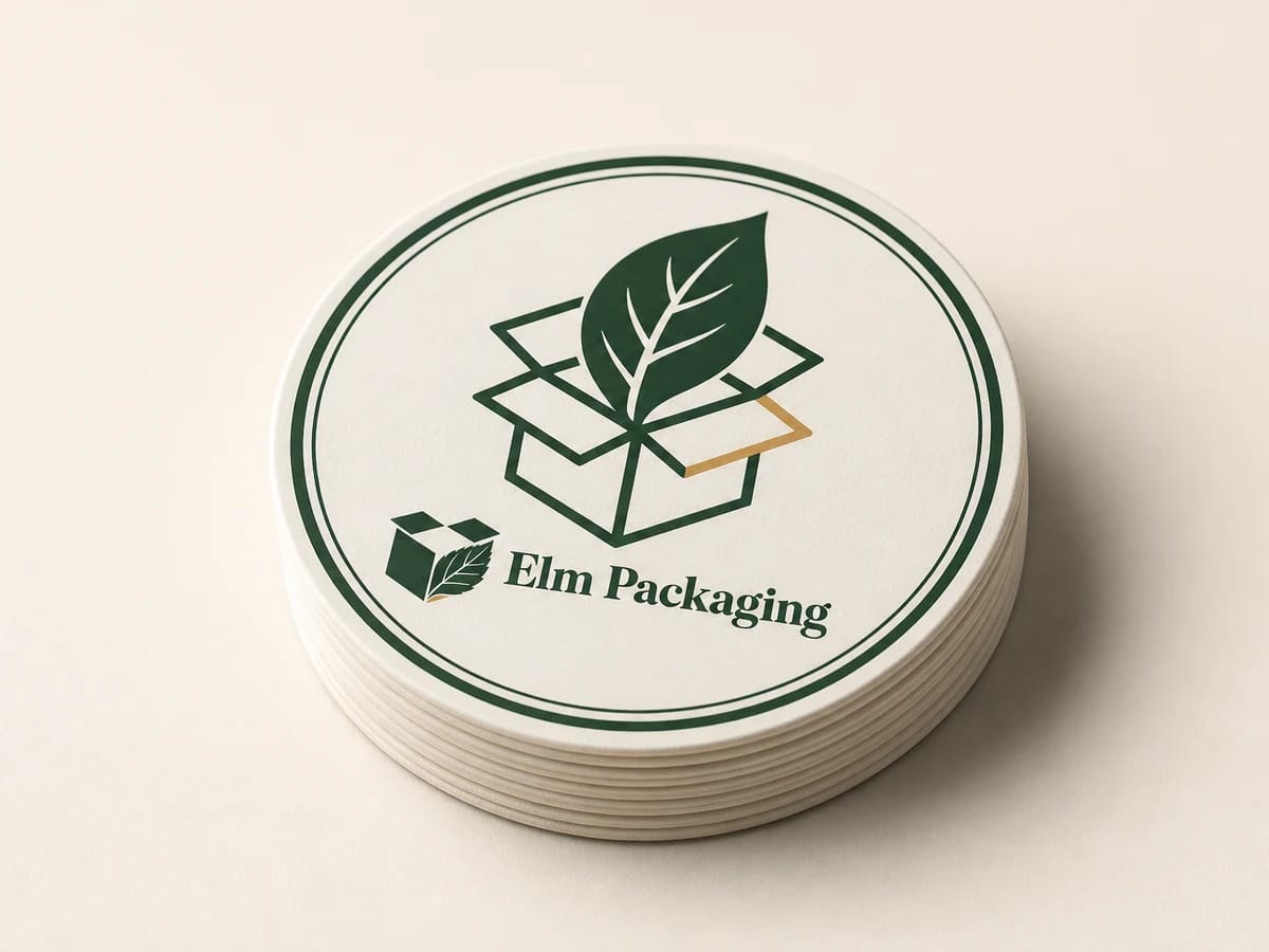 Custom custom circle labels packaging