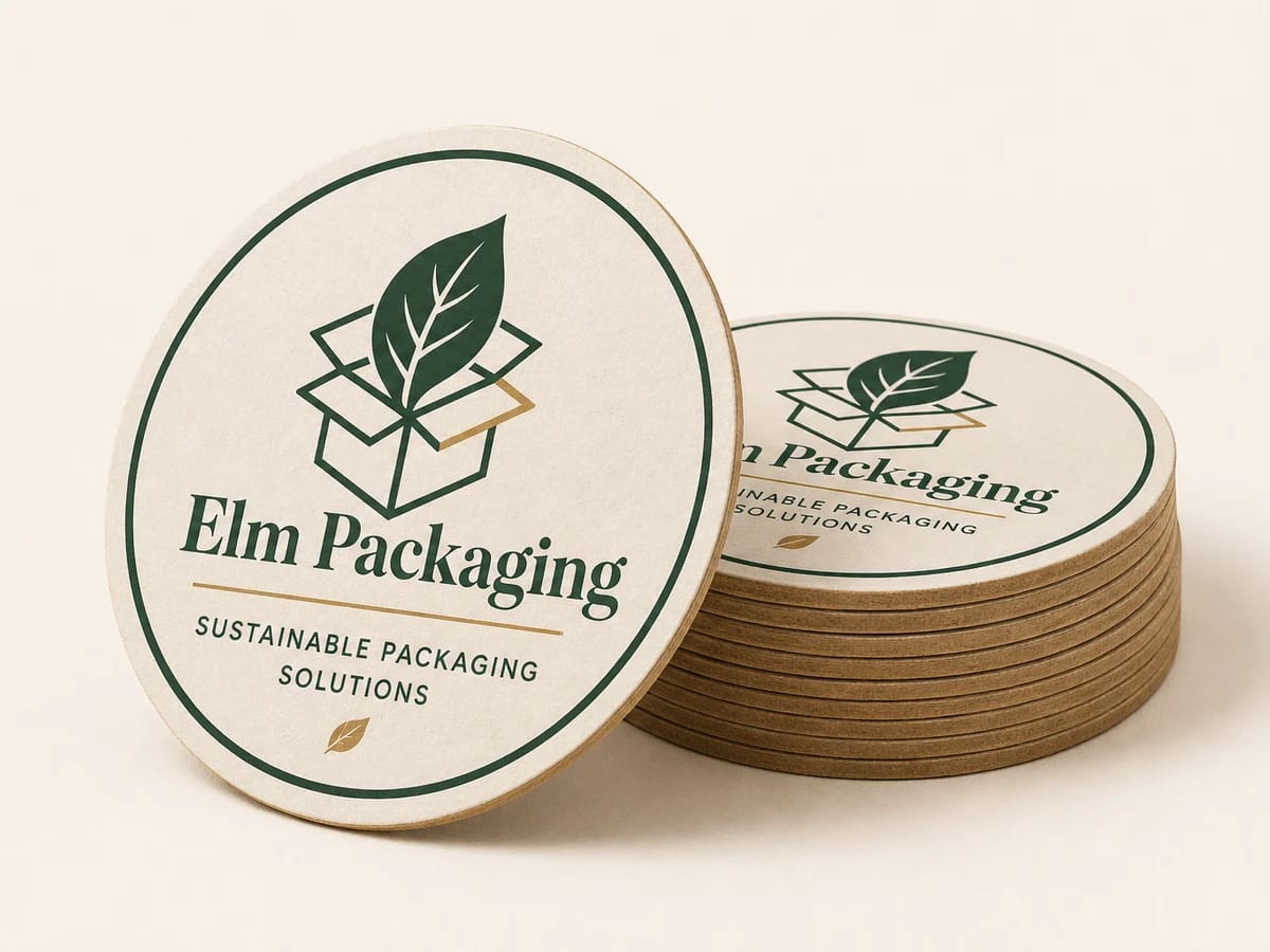 Custom custom coasters packaging