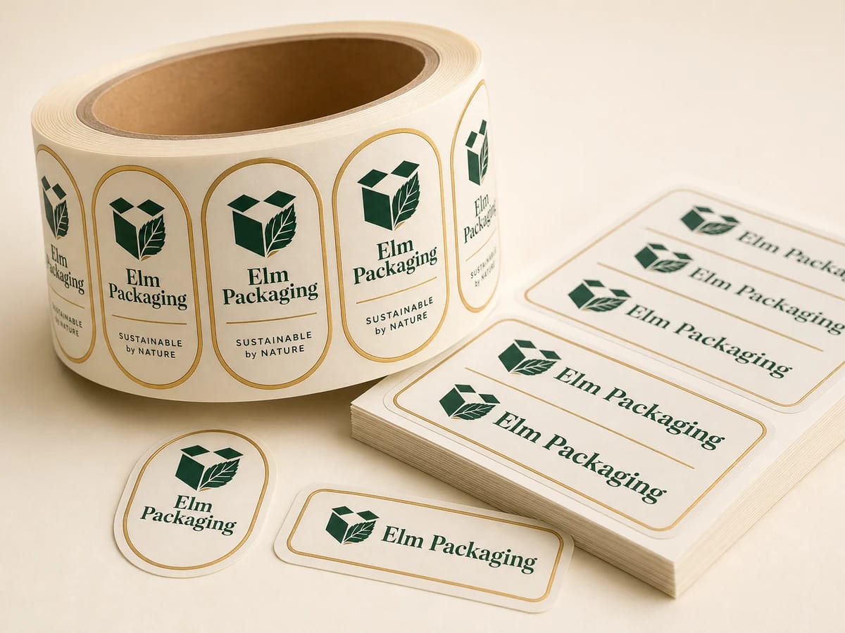 Custom custom lipstick labels packaging