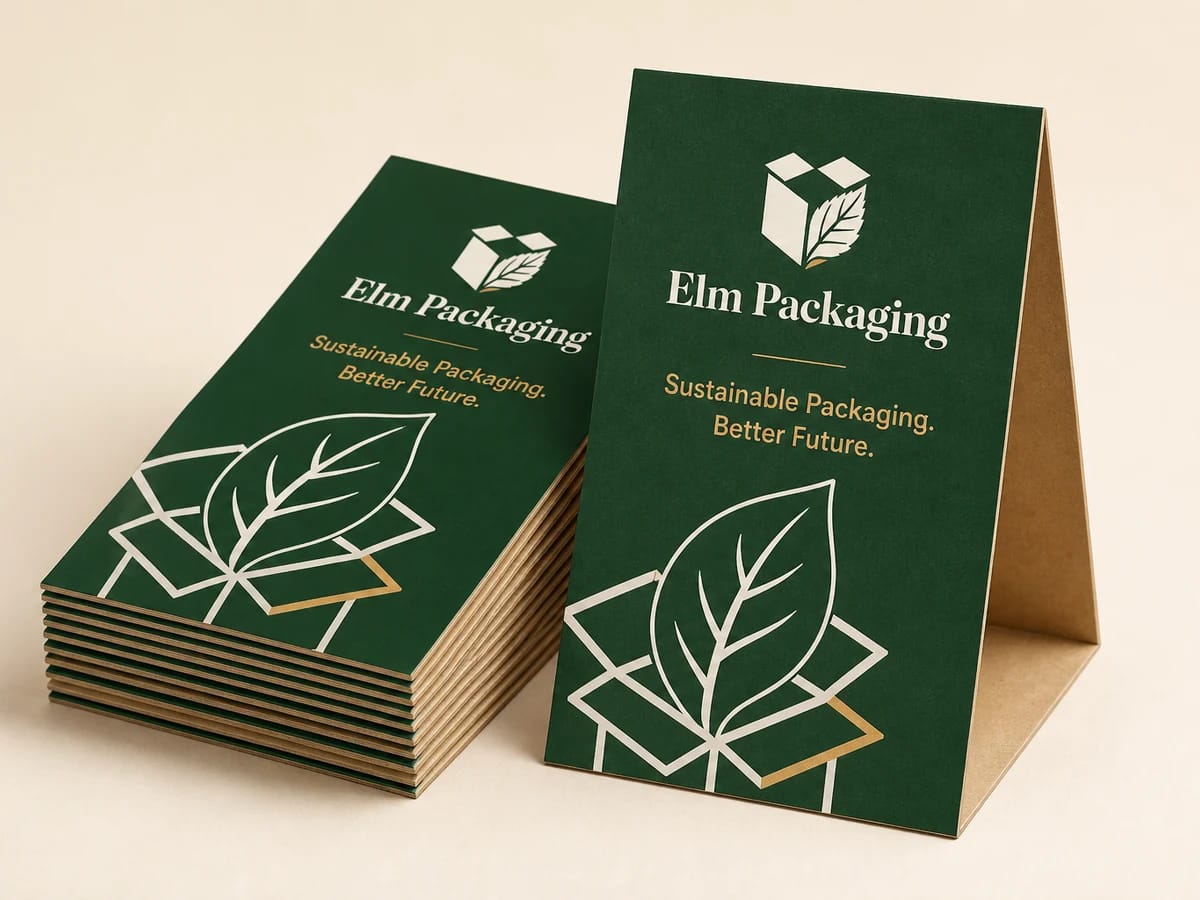 Custom custom table tents packaging